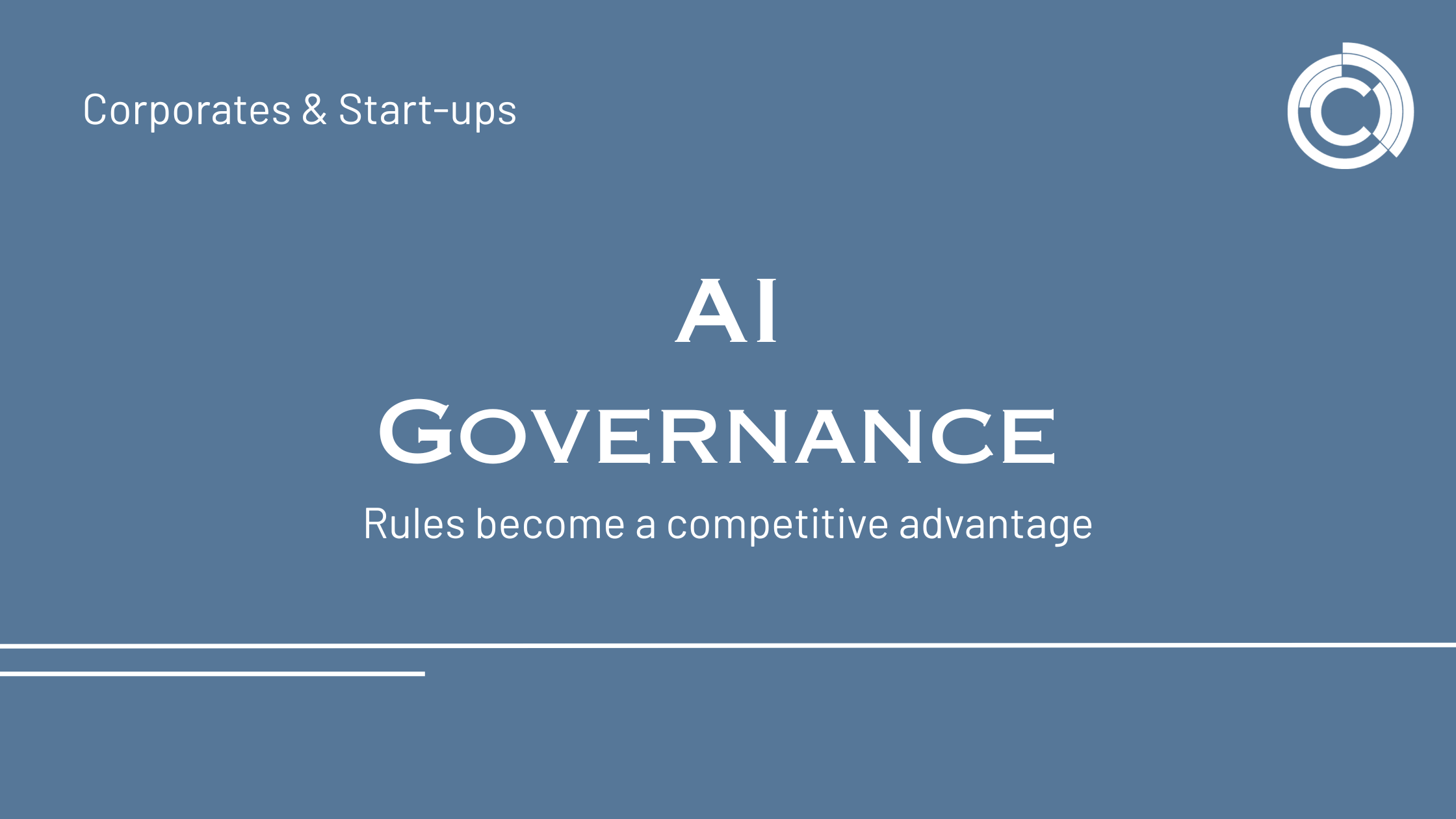 AI governance – rules become a competitive advantage