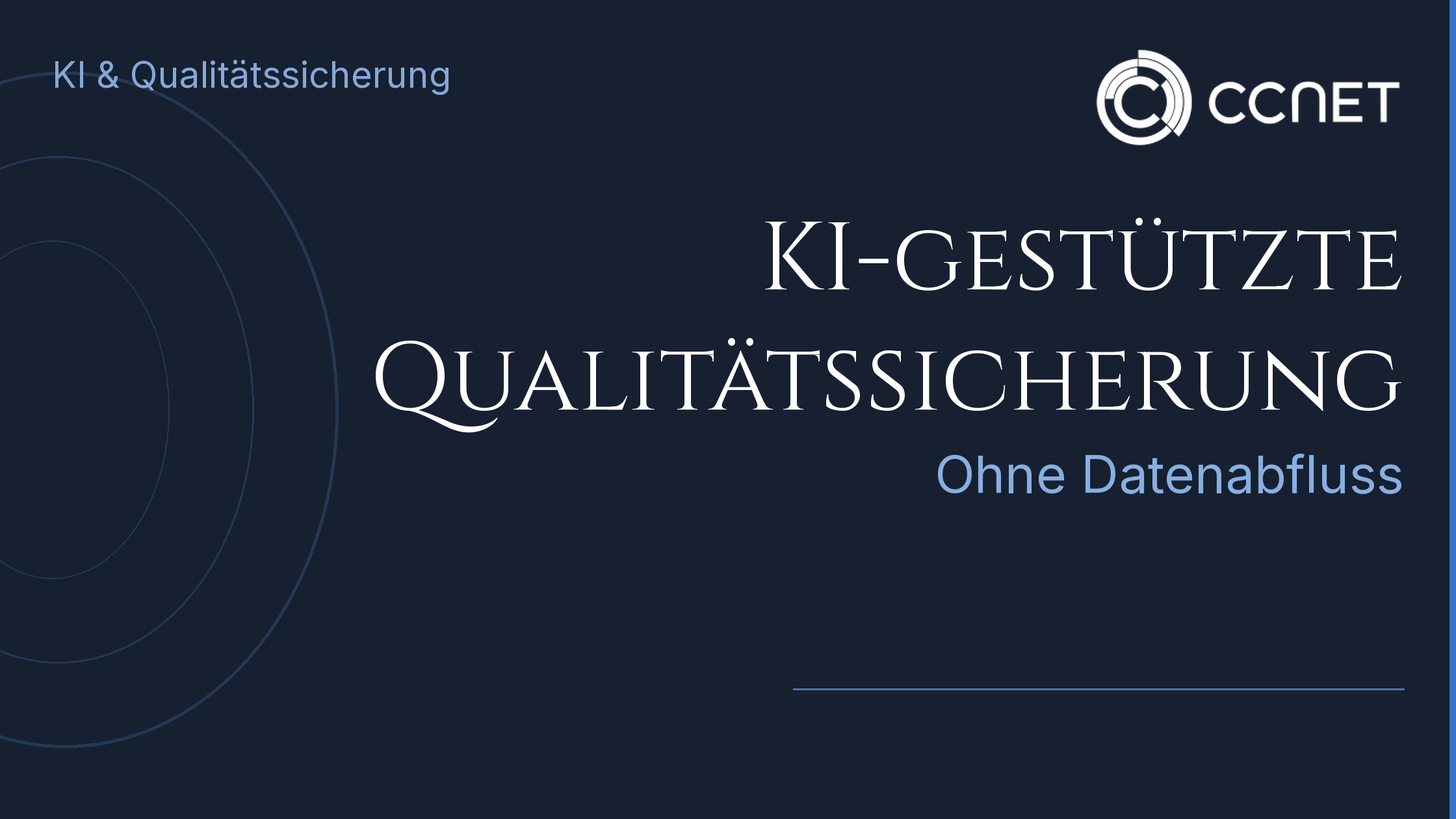 KI-gestützte Qualitätssicherung ohne Datenabfluss
