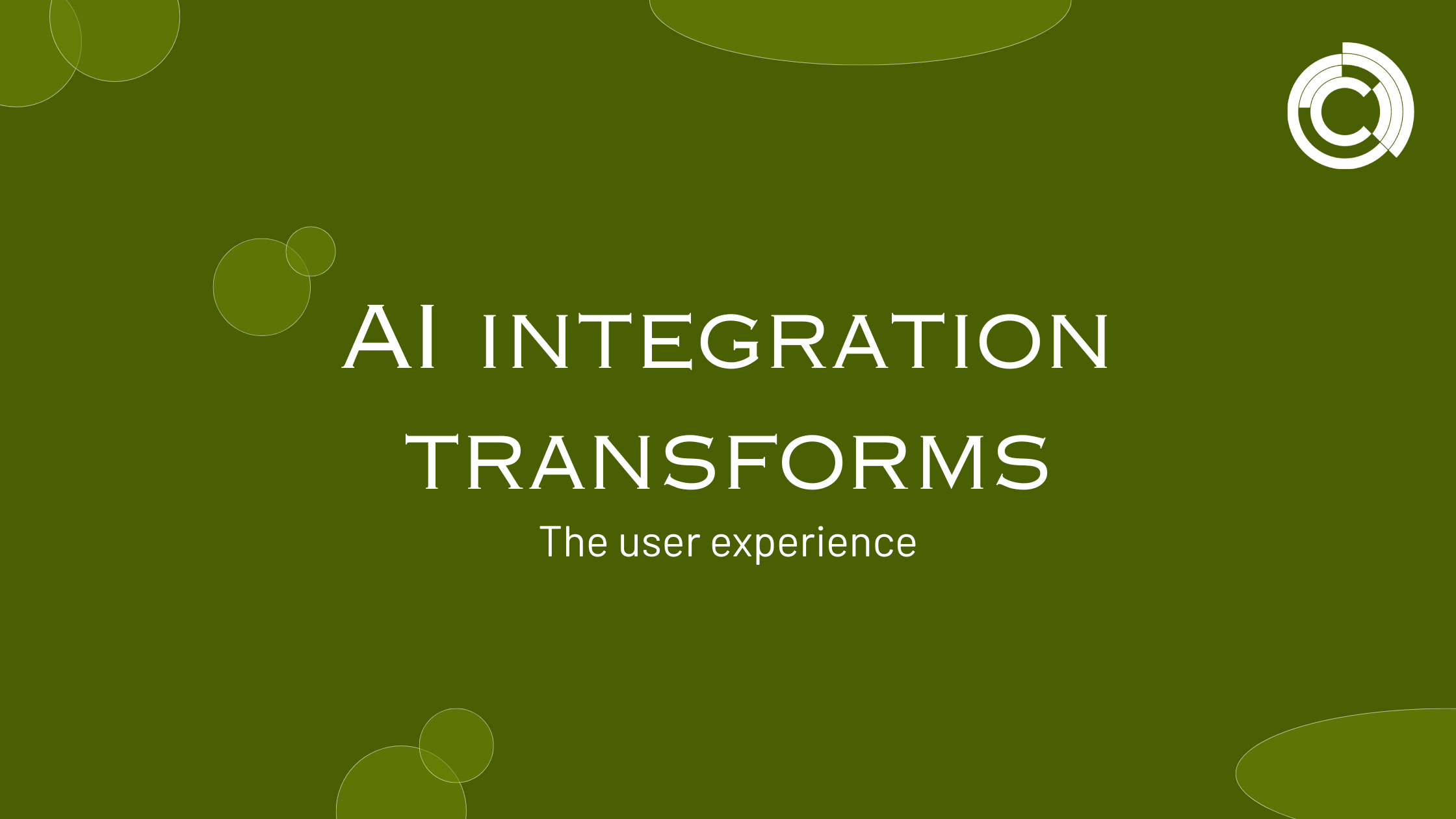 AI integration transforms the user experience