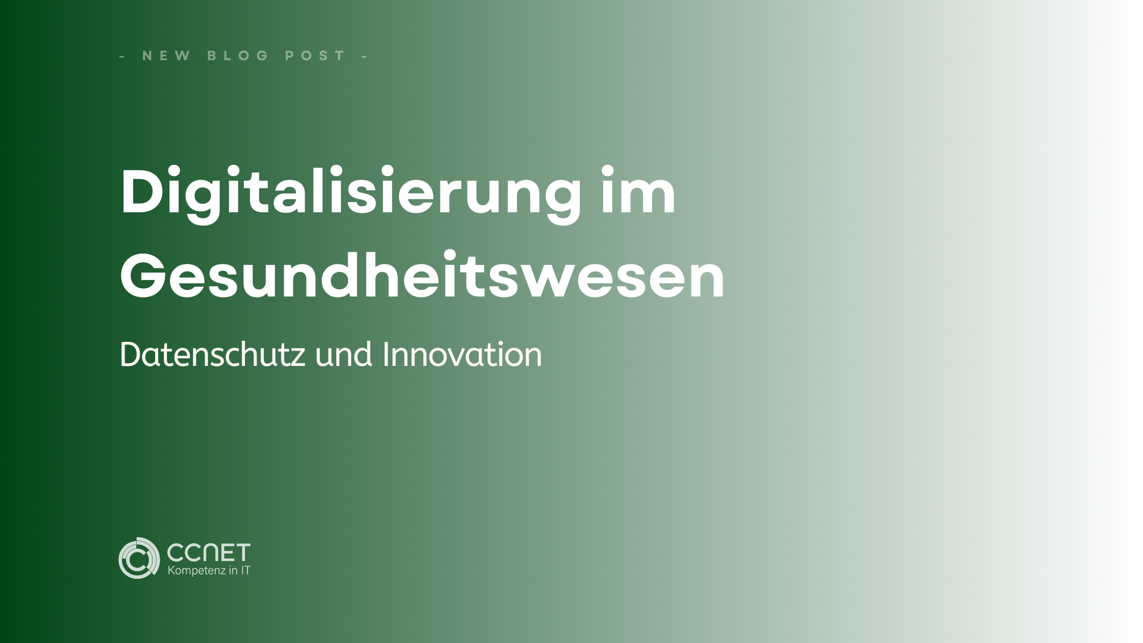 Digitalisierung im Gesundheitswesen: Innovation und Datenschutz
