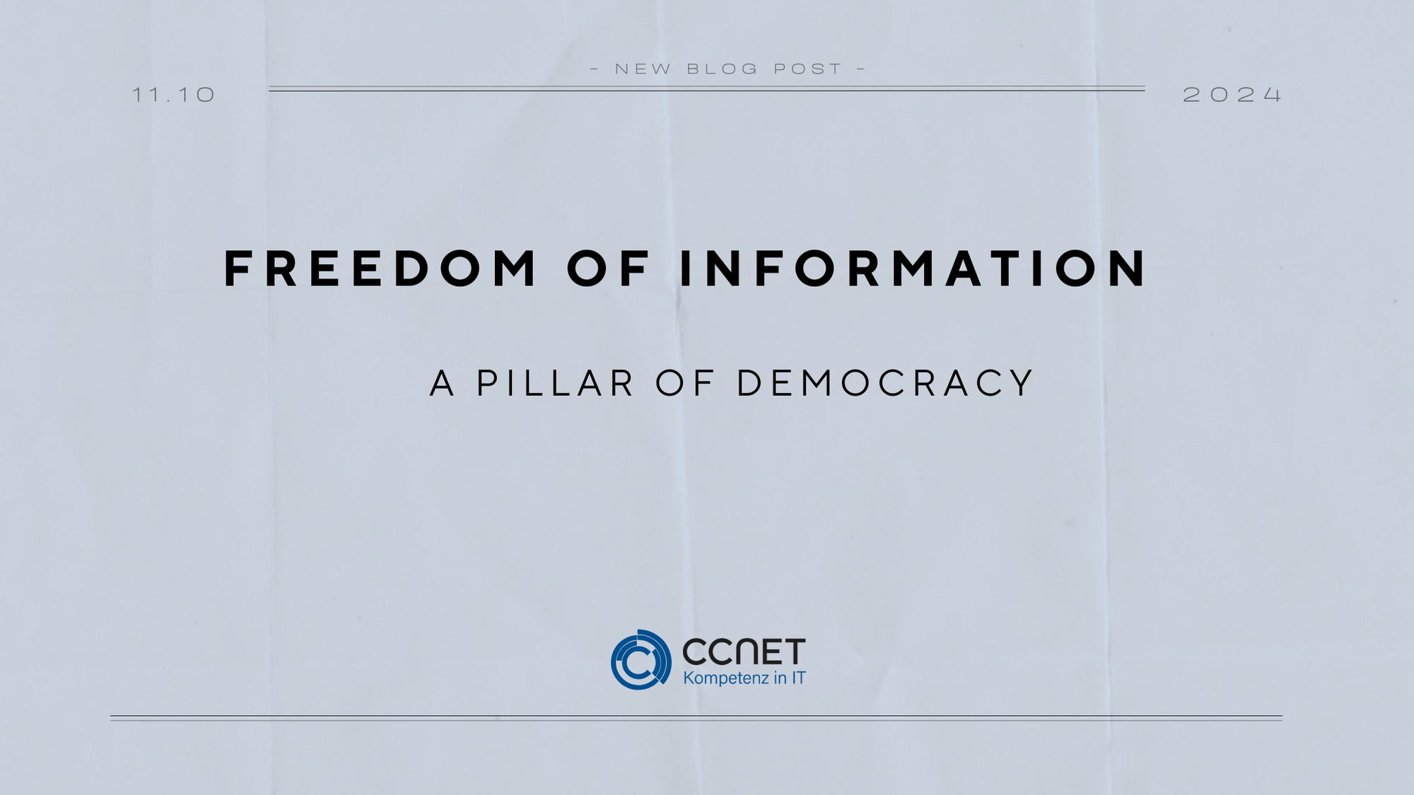 Freedom of Information: A Pillar of Democracy