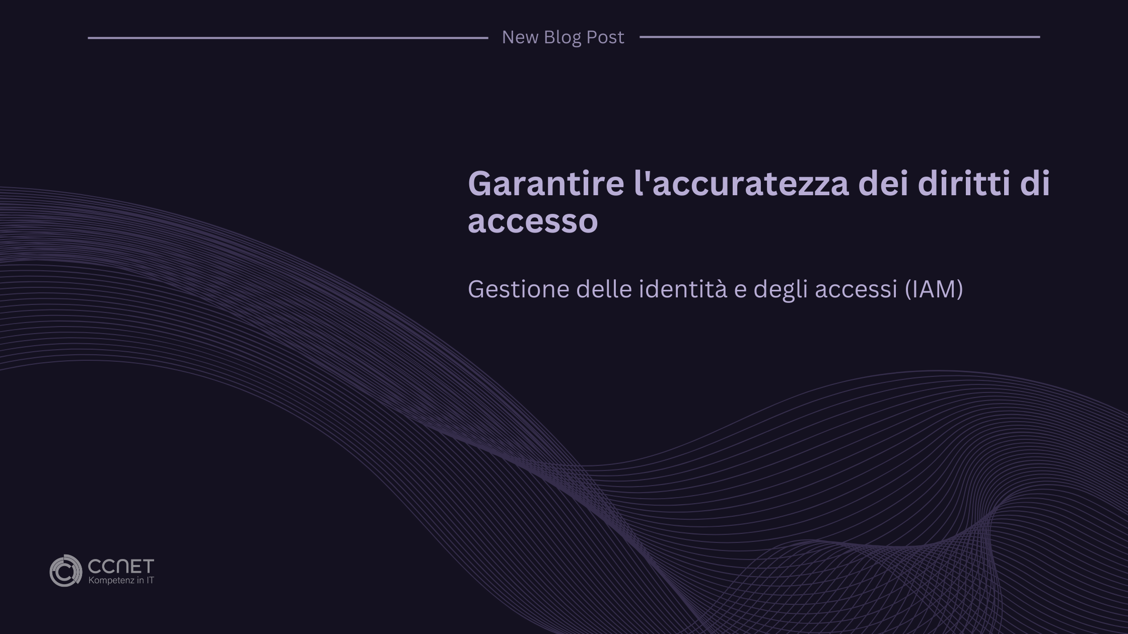 Garantire l'accuratezza dei diritti di accesso: Gestione delle identità e degli accessi (IAM)