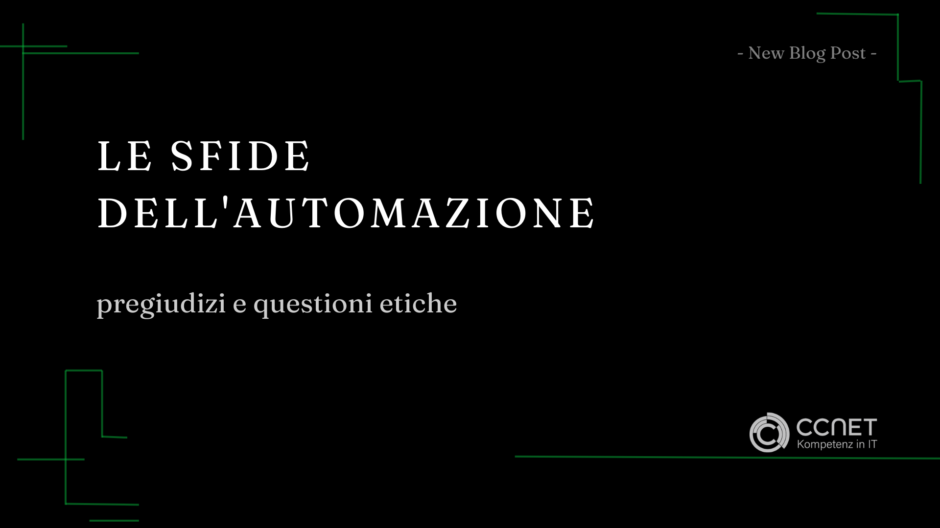 Le Sfide dell'Automazione: pregiudizi e questioni etiche