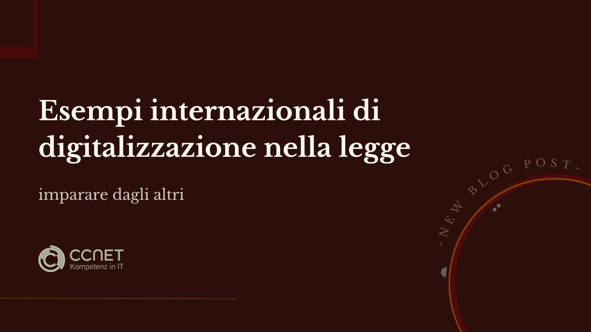 Esempi internazionali di digitalizzazione nella legge
