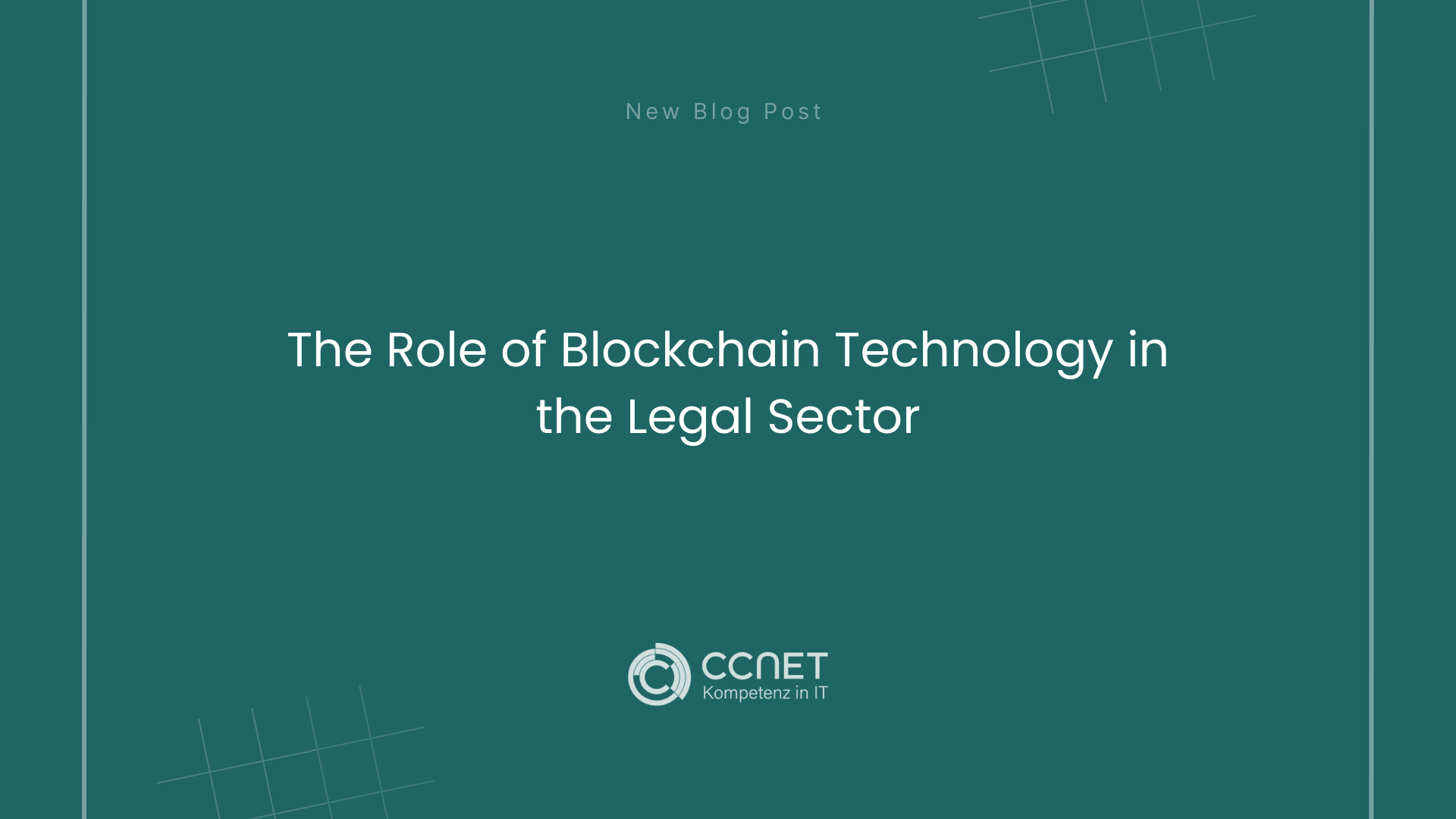 The Role of Blockchain Technology in the Legal Sector