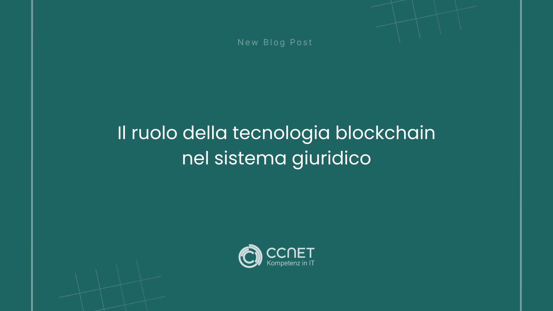 Il ruolo della tecnologia blockchain nel settore legale