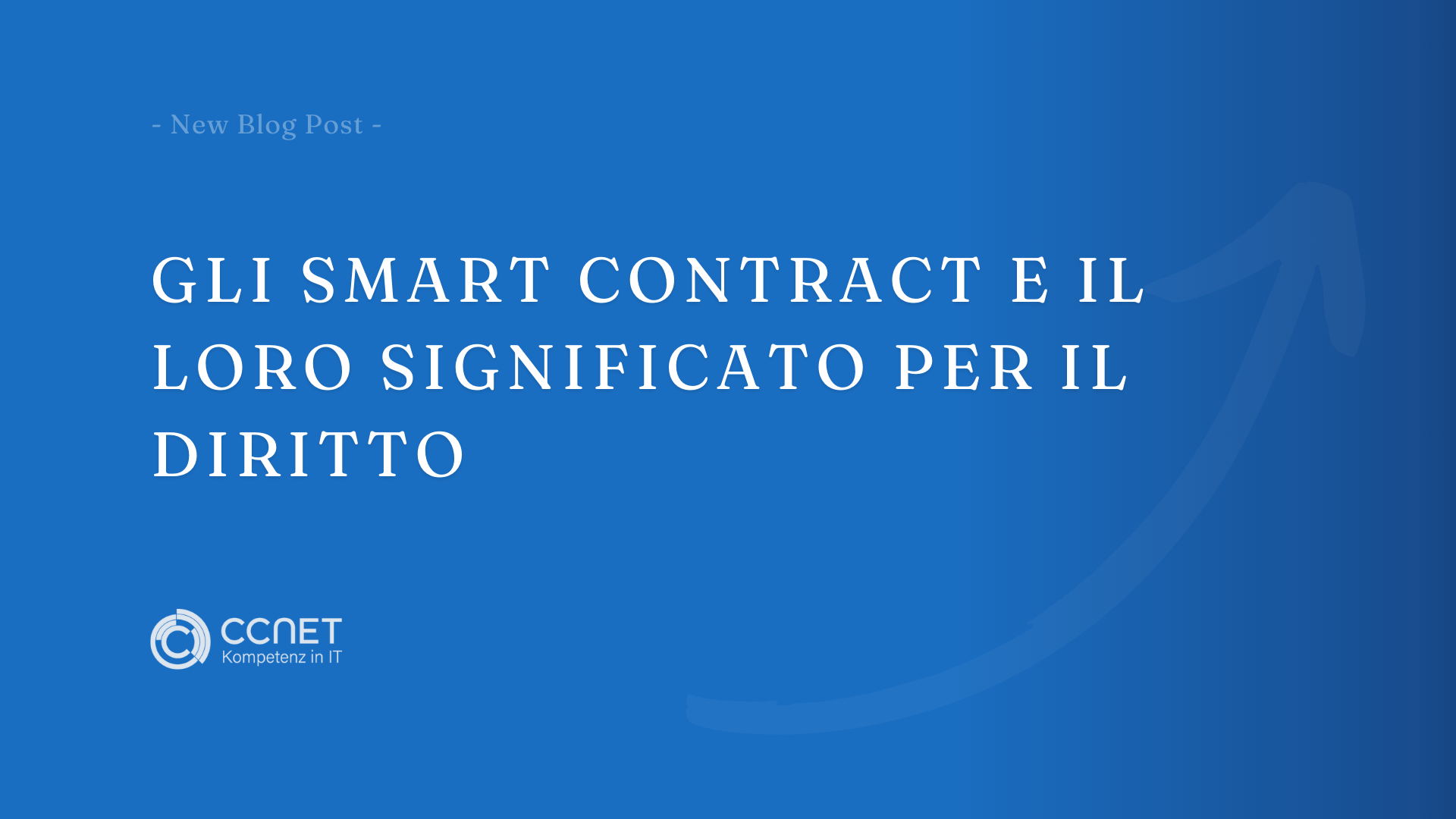 Gli smart contract e il loro significato per il dritto