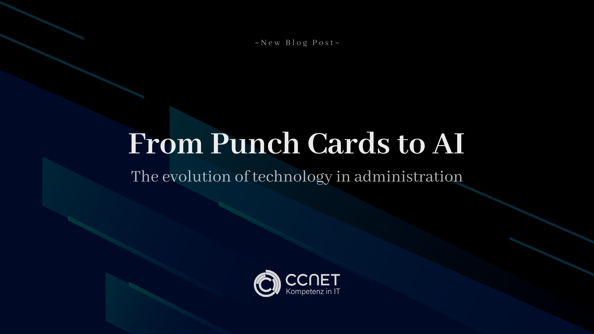 From Punch Cards to AI: The Evolution of Technology in Administration