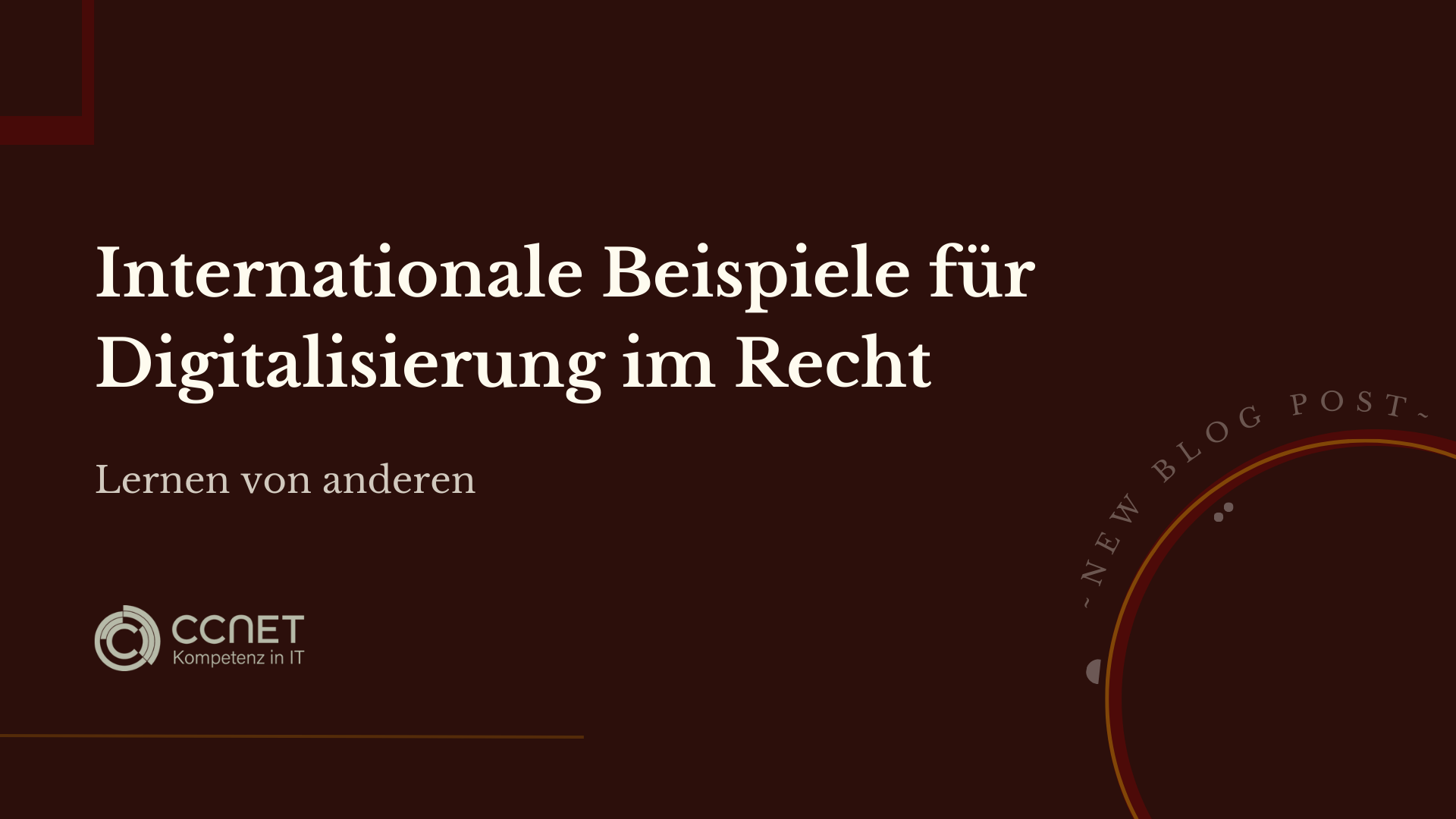 Internationale Beispiele für Digitalisierung im Recht: Lernen von anderen
