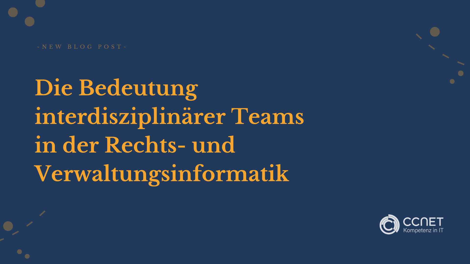 Die Bedeutung interdisziplinärer Teams in der Rechts- und Verwaltungsinformatik