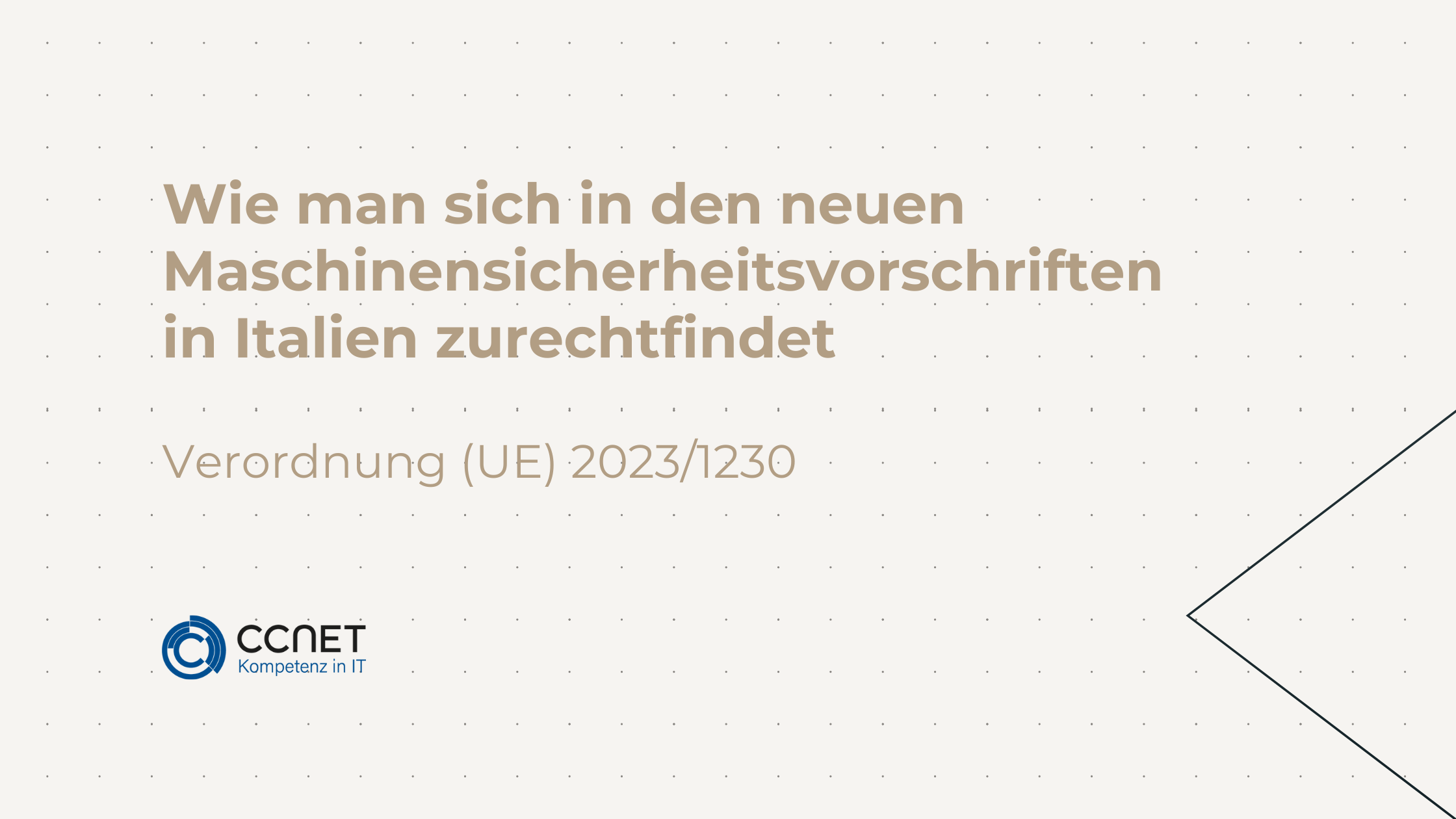 Wie man sich in den neuen Maschinensicherheitsvorschriften in Deutschland zurechtfindet