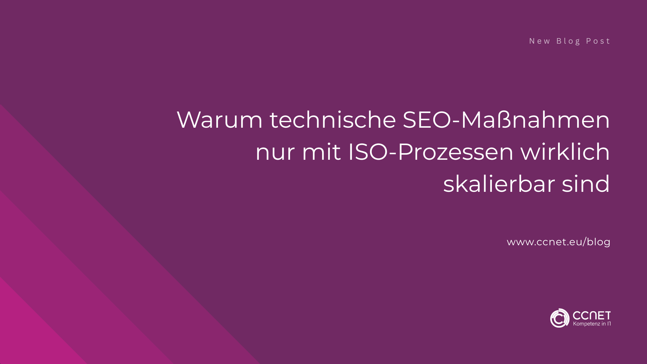 Warum technische SEO-Maßnahmen nur mit ISO-Prozessen wirklich skalierbar sind