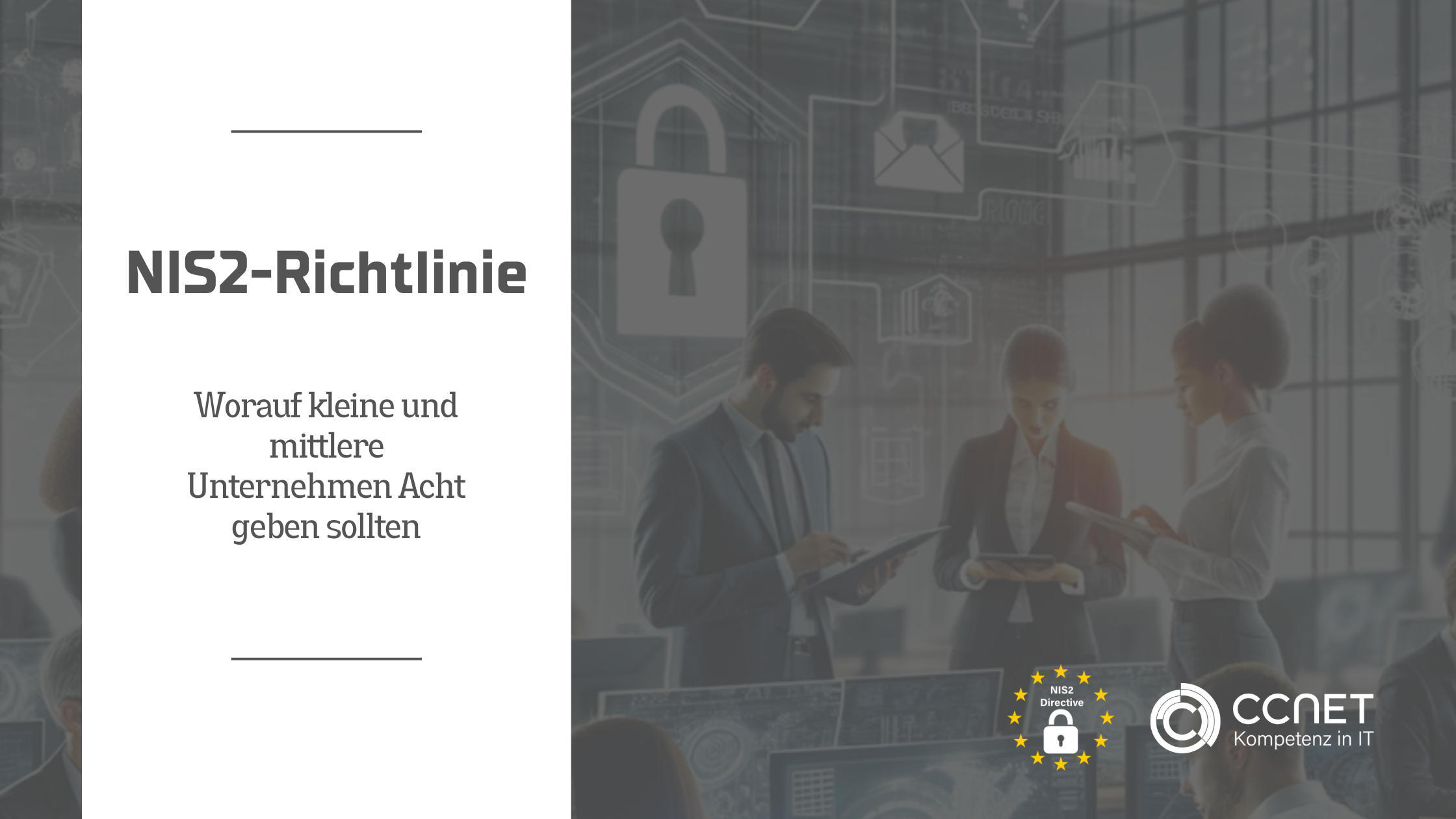 NIS2-Richtlinie für kleine und mittlere Unternehmen (KMU)