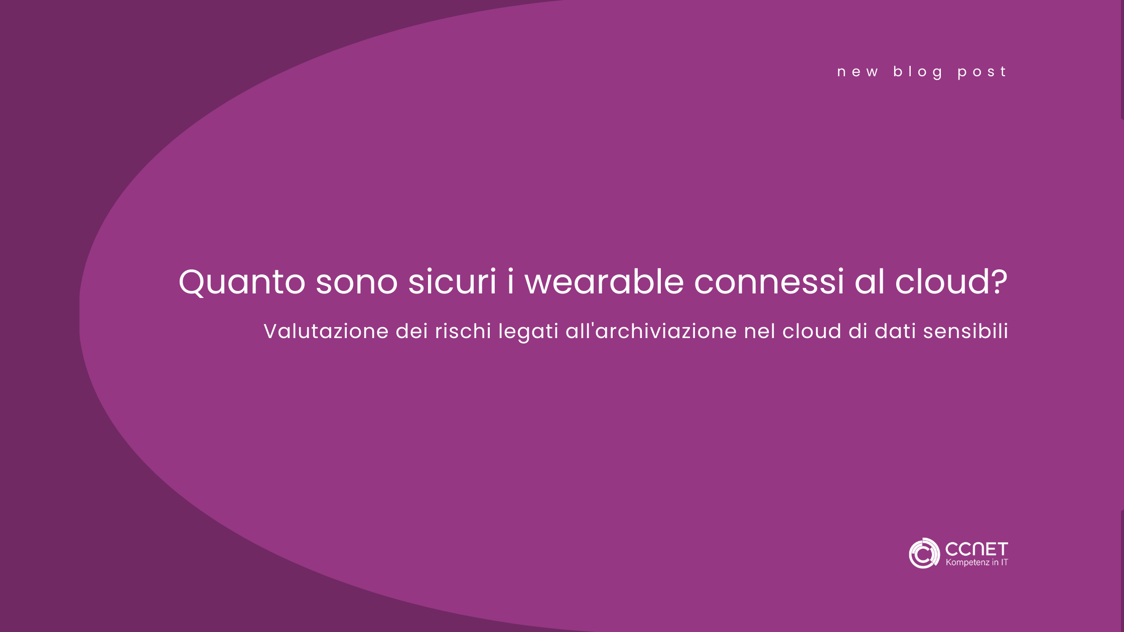 Quanto sono sicuri i wearable connessi al cloud?: Valutazione dei rischi legati all'archiviazione nel cloud di dati sensibili