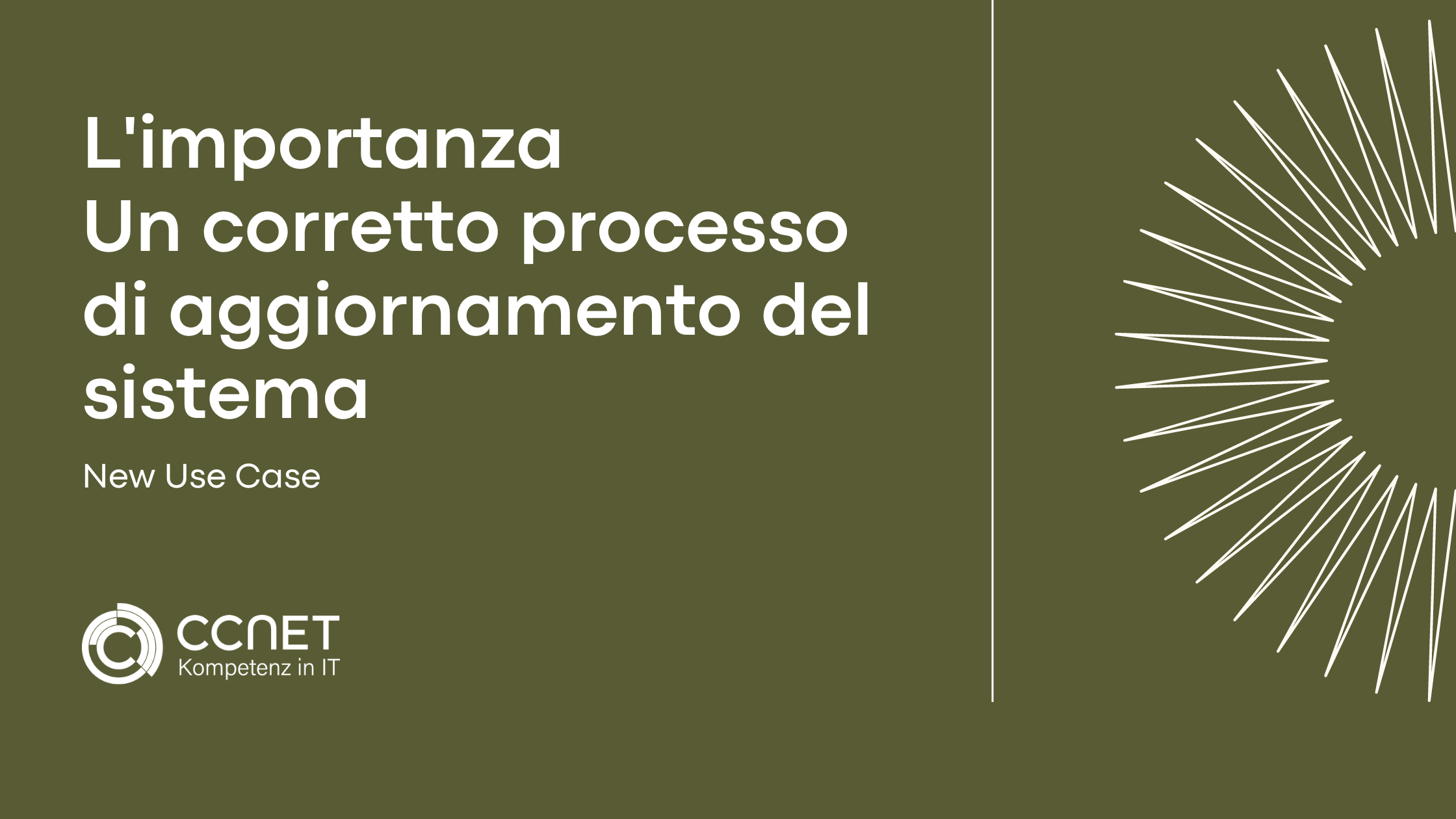 L'importanza un corretto processo di aggiornamenti del sistema