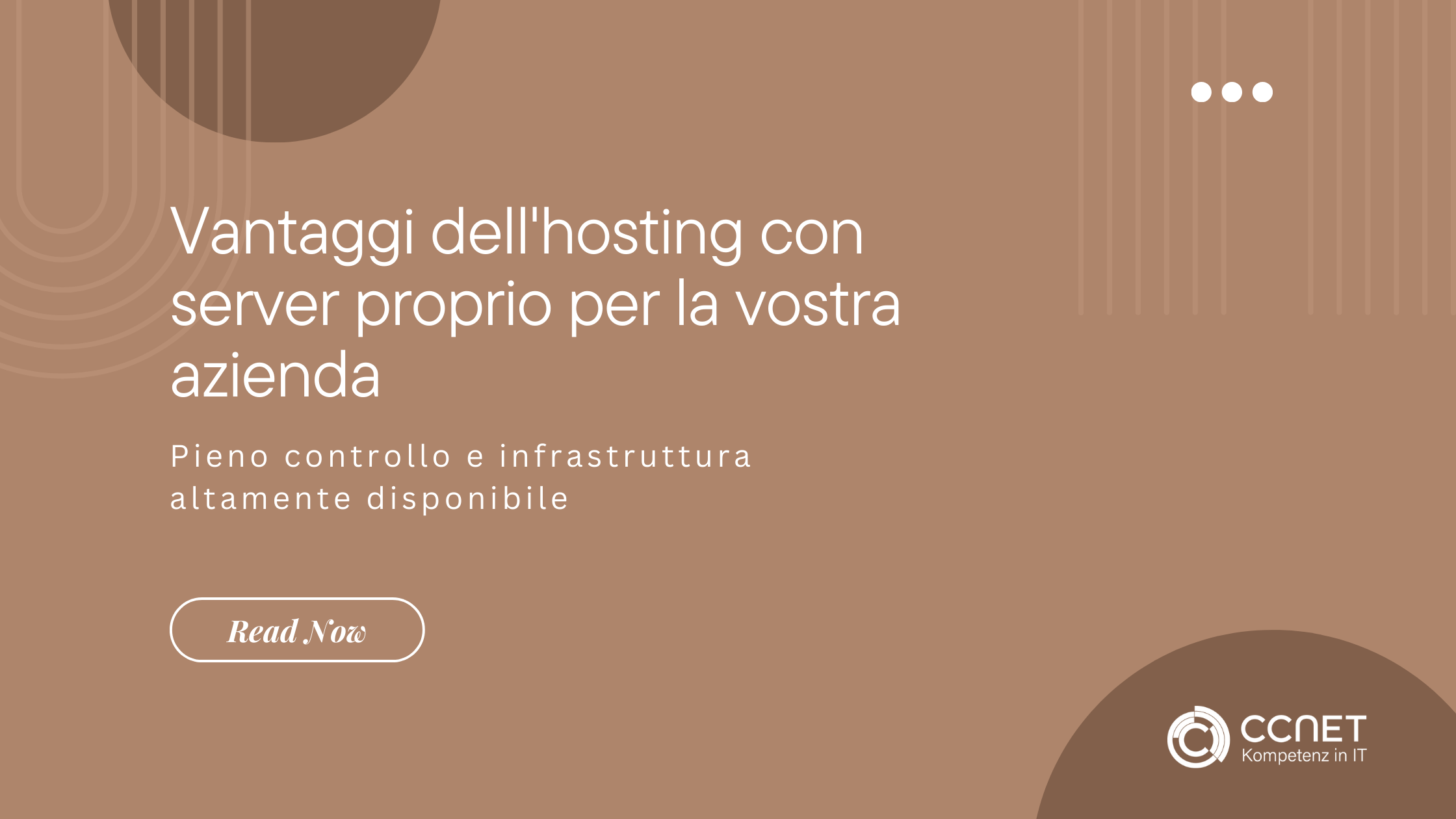 Vantaggi dell'hosting con server proprio per la vostra azienda: Pieno controllo e infrastruttura altamente disponibile