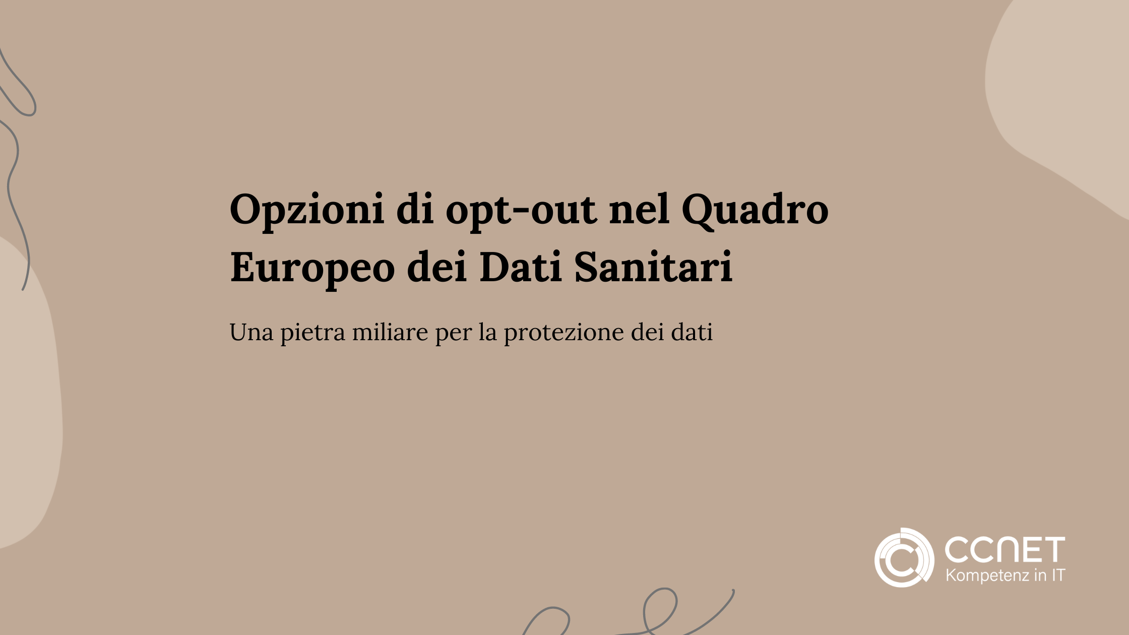 Opzioni di opt-out nel Quadro Europeo dei Dati Sanitari: Una pietra miliare per la protezione dei dati