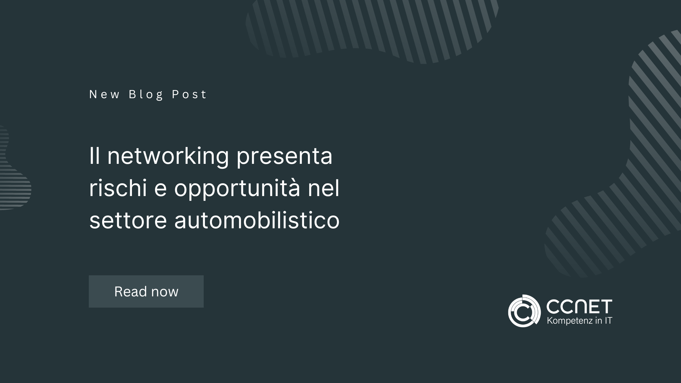 Il networking presenta rischi opportunità nel settore automobilistico