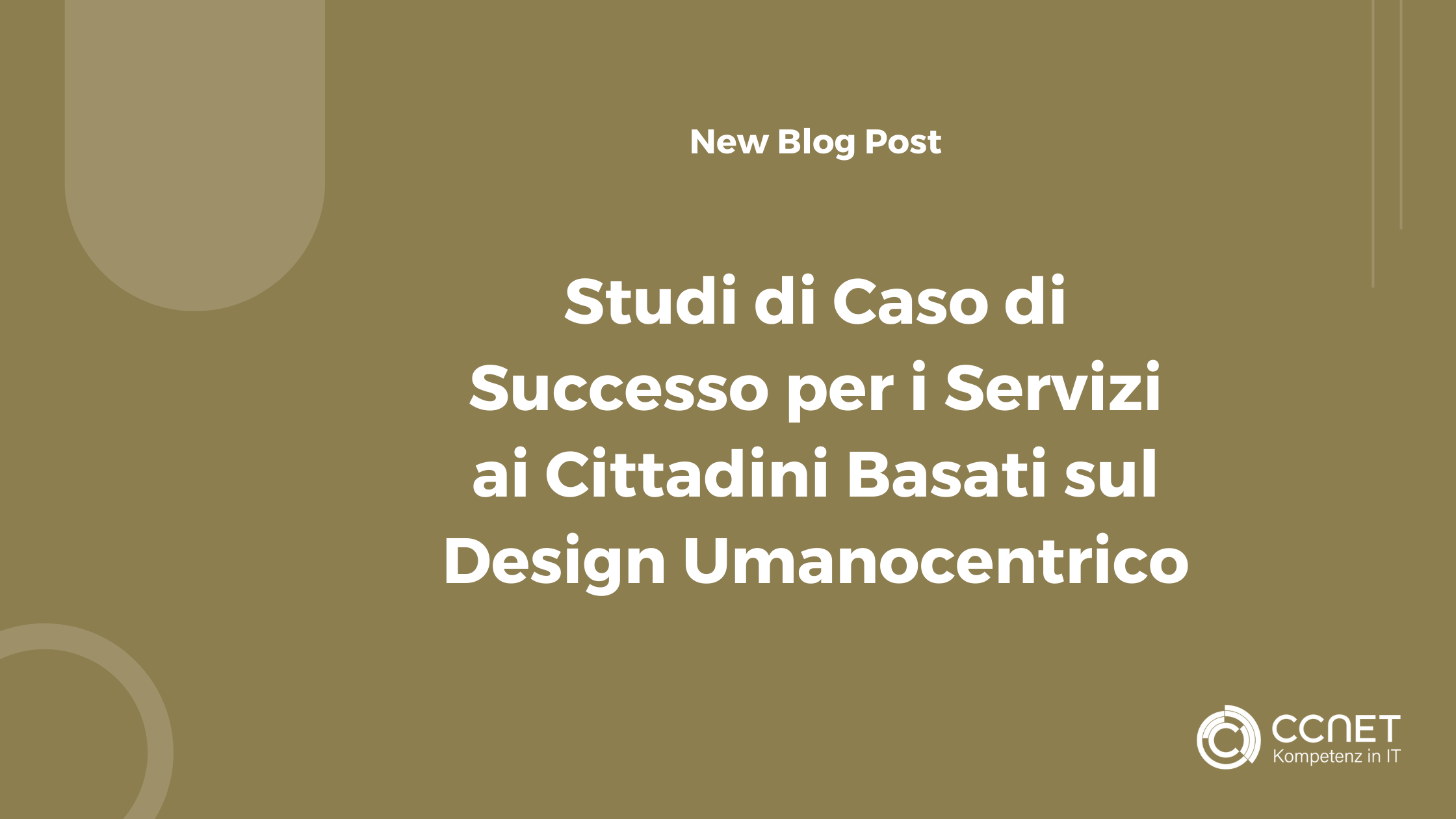 Progetti di Successo: Servizi ai Cittadini con Design Umanocentrico