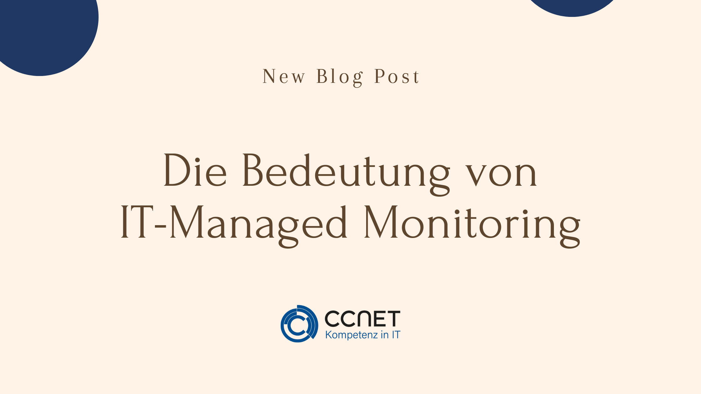 Die Bedeutung von IT-Managed Monitoring